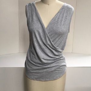 Ann Taylor Gray  Sleeveless Top
